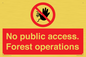 PV7905: No public access. Forest operations