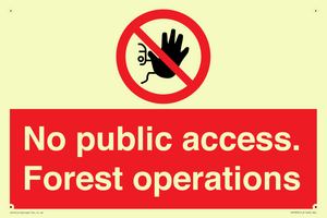 PV7905: No public access. Forest operations