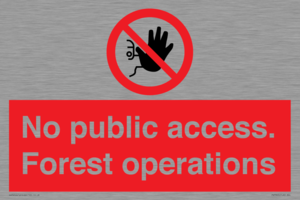 PV7905: No public access. Forest operations