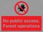 PV7905: No public access. Forest operations