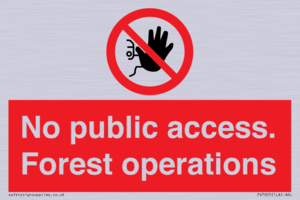 PV7905: No public access. Forest operations