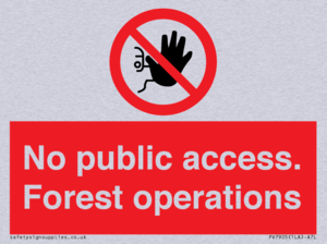PV7905: No public access. Forest operations