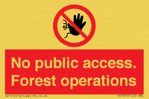 PV7905: No public access. Forest operations