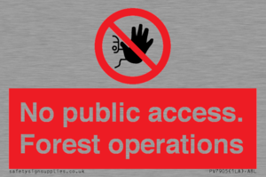 PV7905: No public access. Forest operations