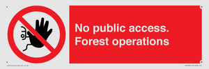 PV7905: No public access. Forest operations
