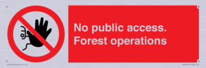 PV7905: No public access. Forest operations