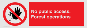 PV7905: No public access. Forest operations