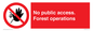 PV7905: No public access. Forest operations