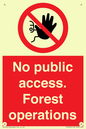 PV7905: No public access. Forest operations