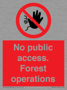 PV7905: No public access. Forest operations