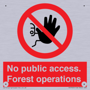 PV7905: No public access. Forest operations