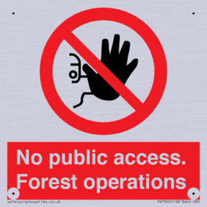PV7905: No public access. Forest operations