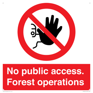 PV7905: No public access. Forest operations