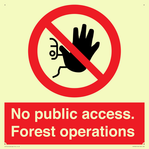 PV7905: No public access. Forest operations