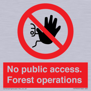 PV7905: No public access. Forest operations