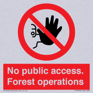PV7905: No public access. Forest operations