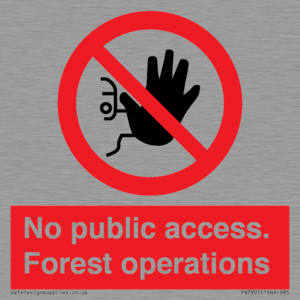PV7905: No public access. Forest operations