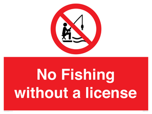 PV7929: No Fishing without a license