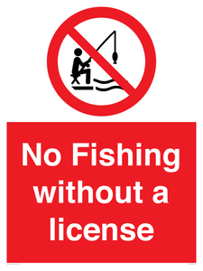 PV7929: No Fishing without a license