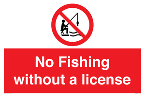 PV7929: No Fishing without a license