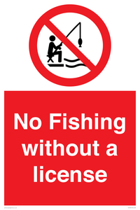 PV7929: No Fishing without a license