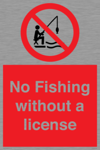 PV7929: No Fishing without a license