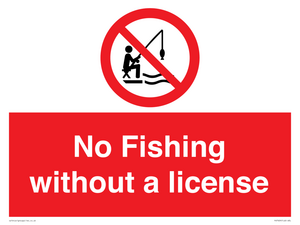 PV7929: No Fishing without a license