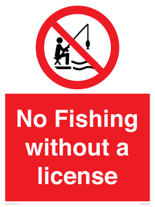 PV7929: No Fishing without a license