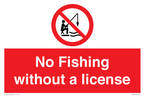 PV7929: No Fishing without a license