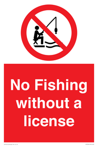 PV7929: No Fishing without a license