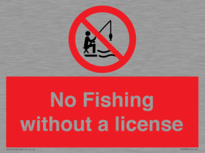 PV7929: No Fishing without a license