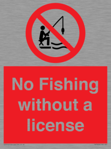 PV7929: No Fishing without a license