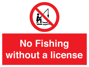 PV7929: No Fishing without a license