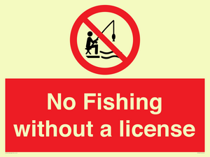 PV7929: No Fishing without a license