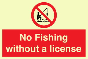 PV7929: No Fishing without a license