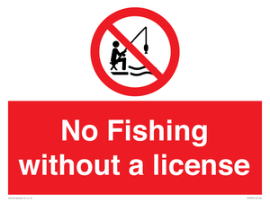 PV7929: No Fishing without a license