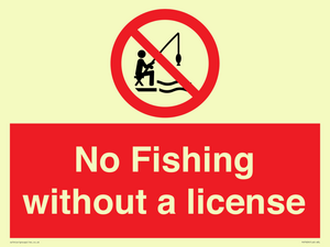PV7929: No Fishing without a license
