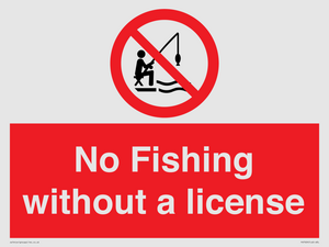 PV7929: No Fishing without a license