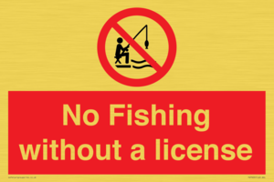 PV7929: No Fishing without a license