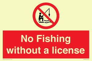 PV7929: No Fishing without a license
