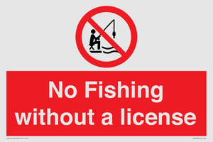 PV7929: No Fishing without a license