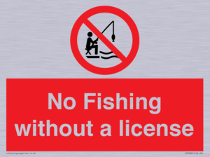 PV7929: No Fishing without a license