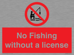PV7929: No Fishing without a license