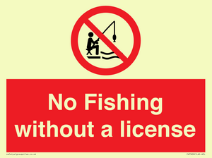 PV7929: No Fishing without a license
