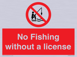 PV7929: No Fishing without a license