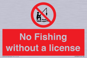 PV7929: No Fishing without a license
