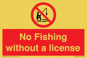 PV7929: No Fishing without a license