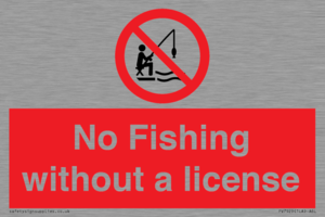 PV7929: No Fishing without a license