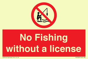 PV7929: No Fishing without a license