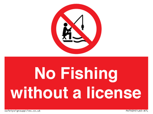 PV7929: No Fishing without a license